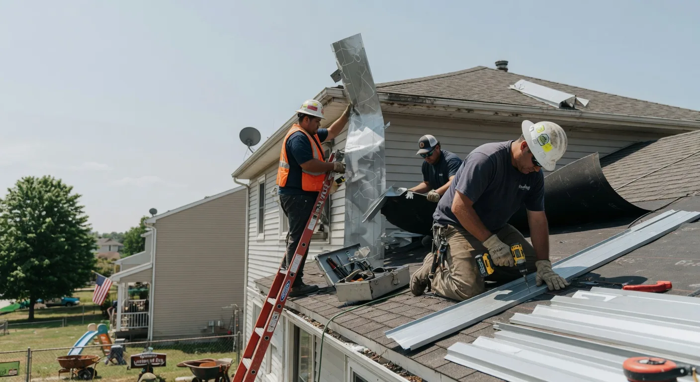 Storm Damage Metal Roof Repair in Bethelridge, KY